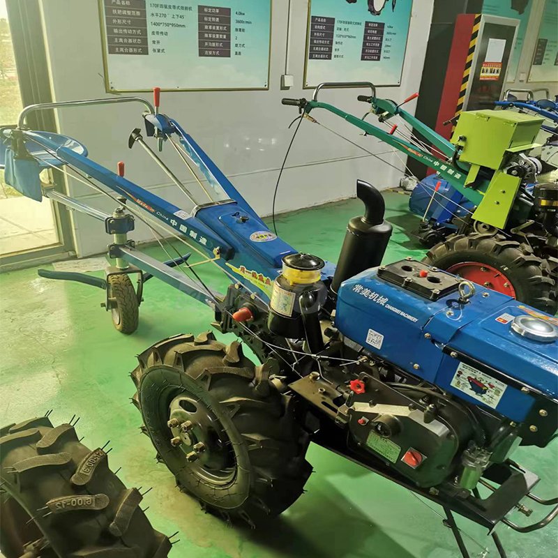 Diesel Power Tiller Walking Tractor Grass Cutter12-22hp Walk Behind Tractors