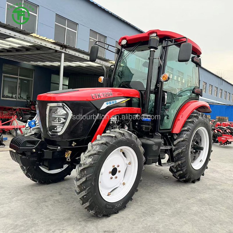 Chinese Tractor 4wd 80hp Farming Equipment Agricultural Wheel Tractor for Sale