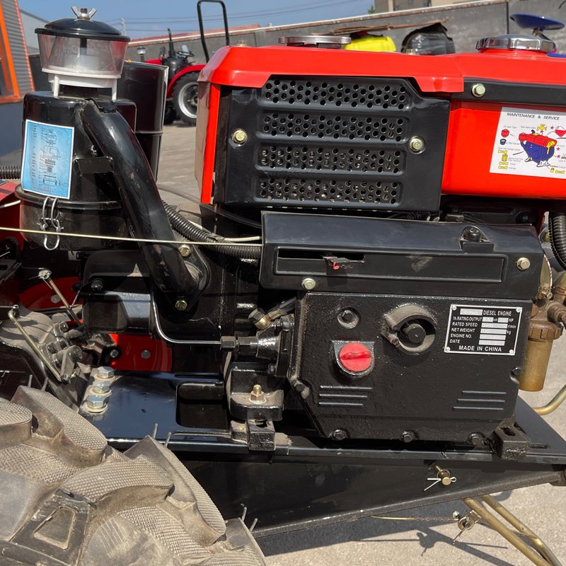 New 20HP Diesel Engine Agricultural Walking Tractor 4WD with Core Components Motor Pump Gearbox Gear for Efficient Farming