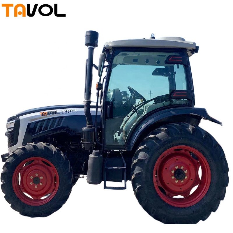 4 Wheel Drive 4x4 Traktor 90HP 100HP Farm Wheel Tractor with Cabin for Agriculture