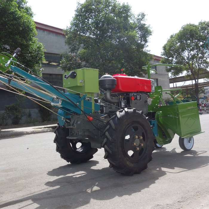 Chlion Small QLN-151 Hand Tractor Walking Tractor Two Wheel Type Mini 15 HP Walk Behind Tractor Corn Harvester in Tanzania