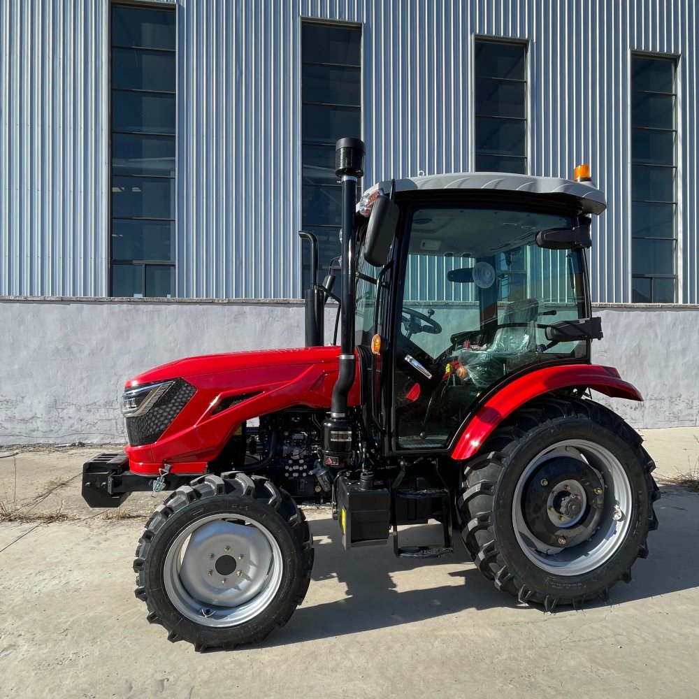 504 Mini 4x4 Farm Machine 50hp Compact Tractor for Agriculture 4WD Wheel with Core Engine and Motor Components