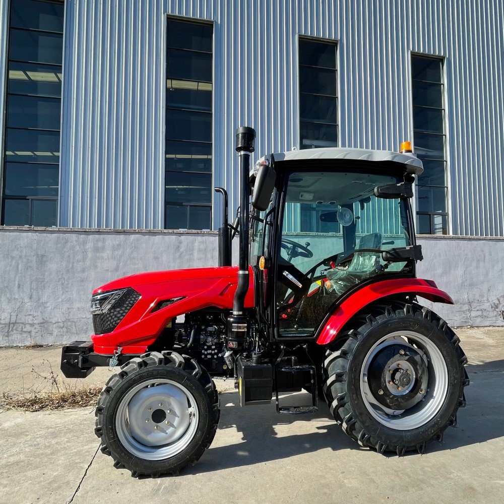 504 Mini 4x4 Farm Machine 50hp Compact Tractor for Agriculture 4WD Wheel with Core Engine and Motor Components