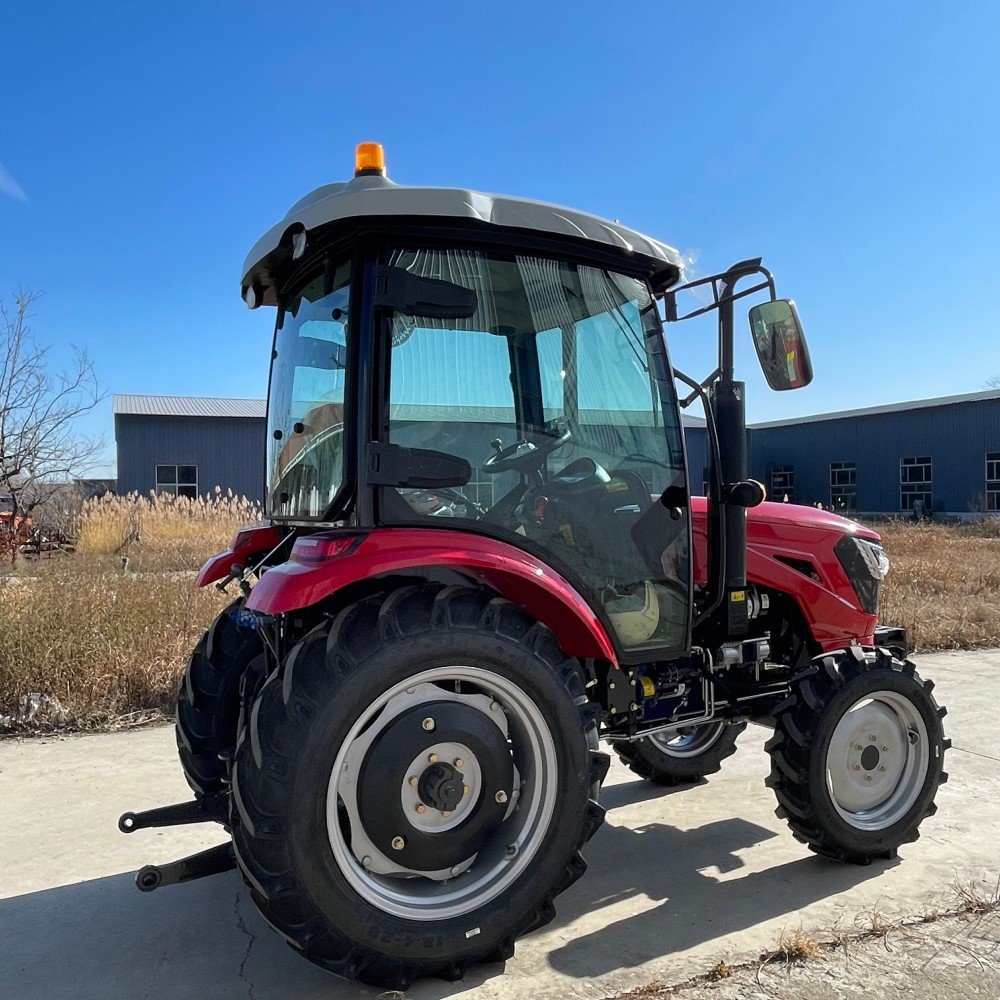 504 Mini 4x4 Farm Machine 50hp Compact Tractor for Agriculture 4WD Wheel with Core Engine and Motor Components