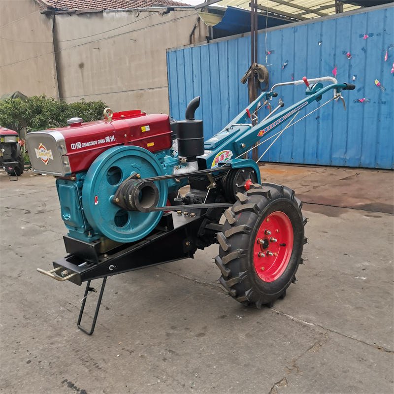 Hot Sale 14hp Farm Mini Diesel Motocultor Power Tiller Two Wheel Kubota Type Mini Walking Hand Tractor Prices for Sale