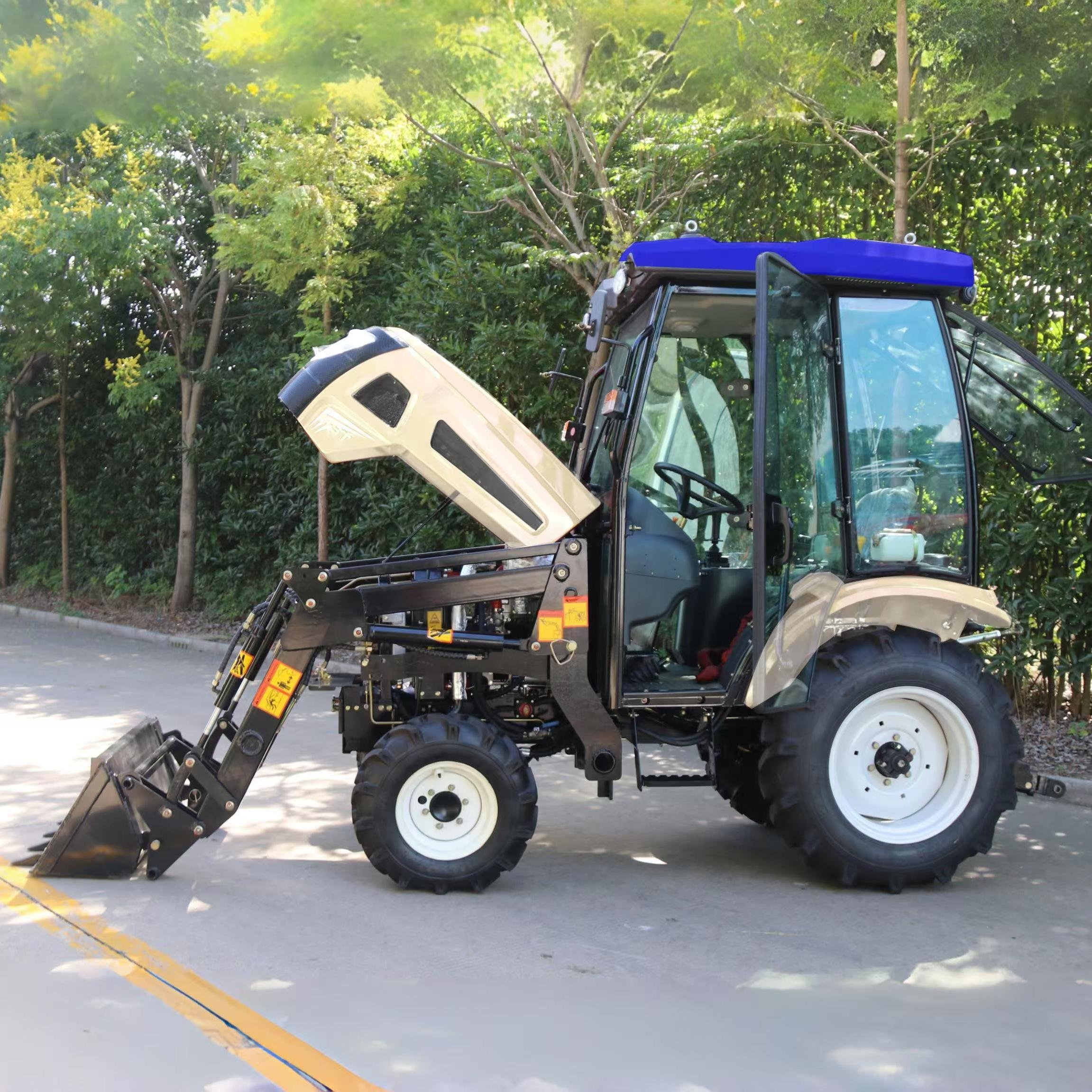 Fast Delivery Compact Tractor Cheap Prices Farm Tractors Attachment Garden Home Use 4WD Compact Tractor