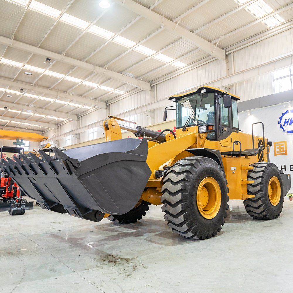 Free Bucket and Spare Tires World-Renowned Engine Hydraulic System 10-Year Warranty Agricultural Wheel Loader