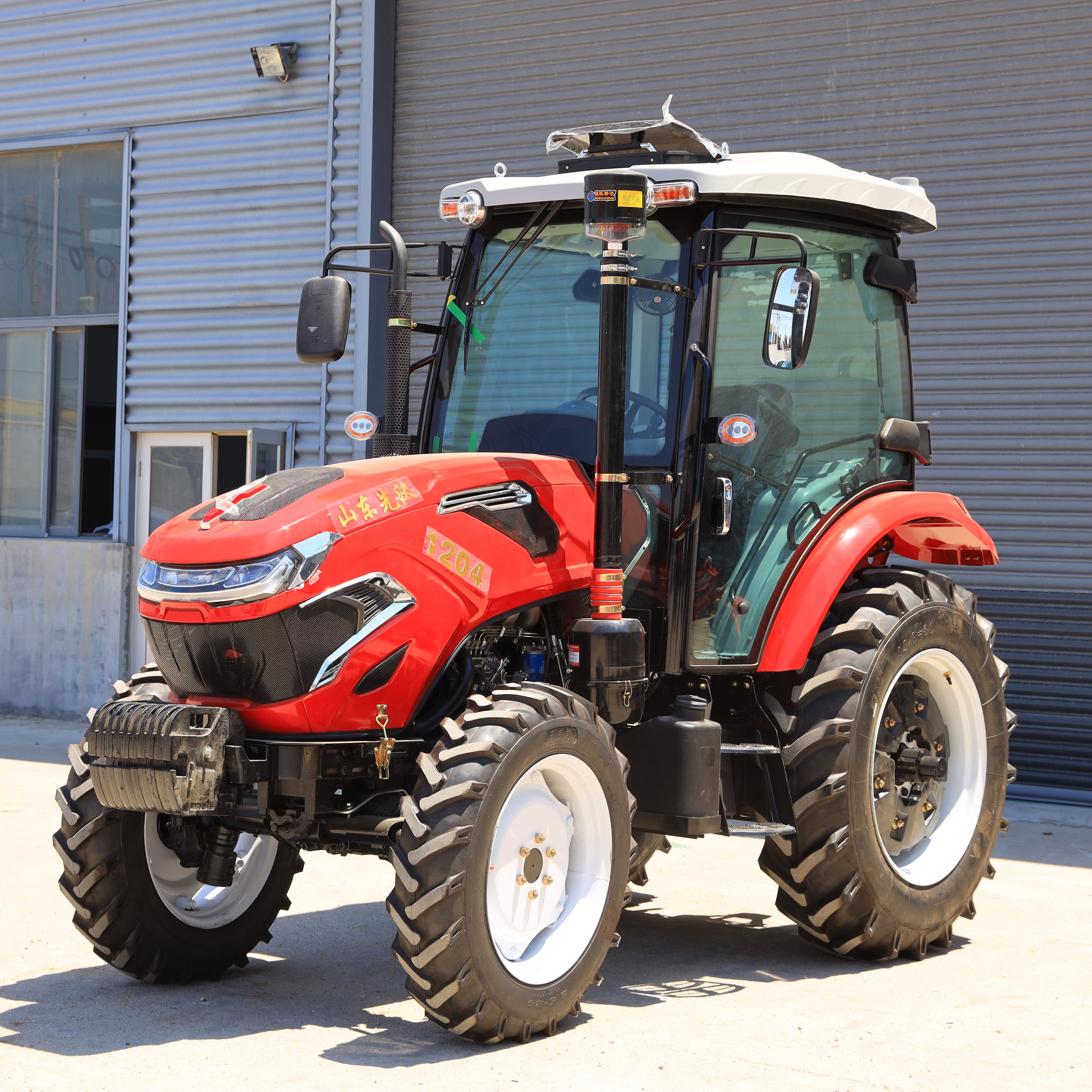 Agricultural Machinery Tractor 4wd 120HP 50HP 60HP 80HP 90HP 100HP Land Universal PTO Farm Tractors with Front End Bucket