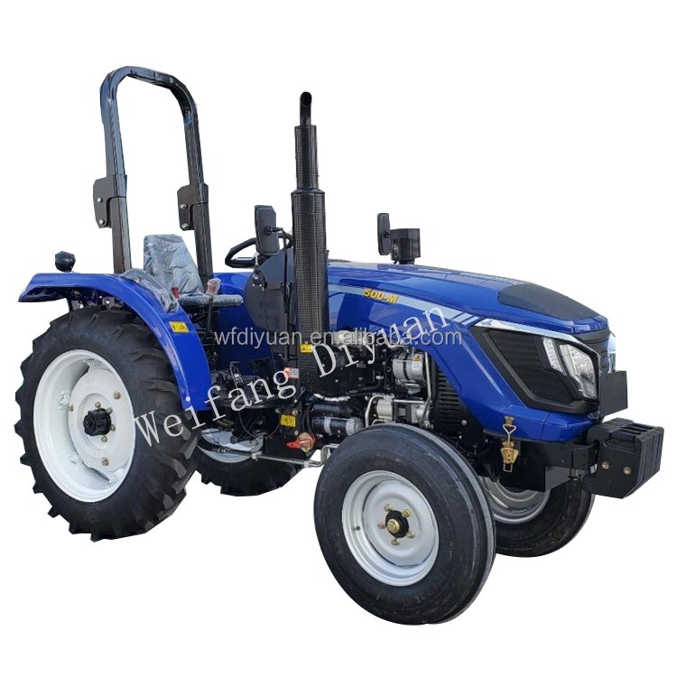 AGRIDISOURCE 60HP 2wd Wheel Agriculture Tractor Machine Complete Farm Mini Tractors Supply