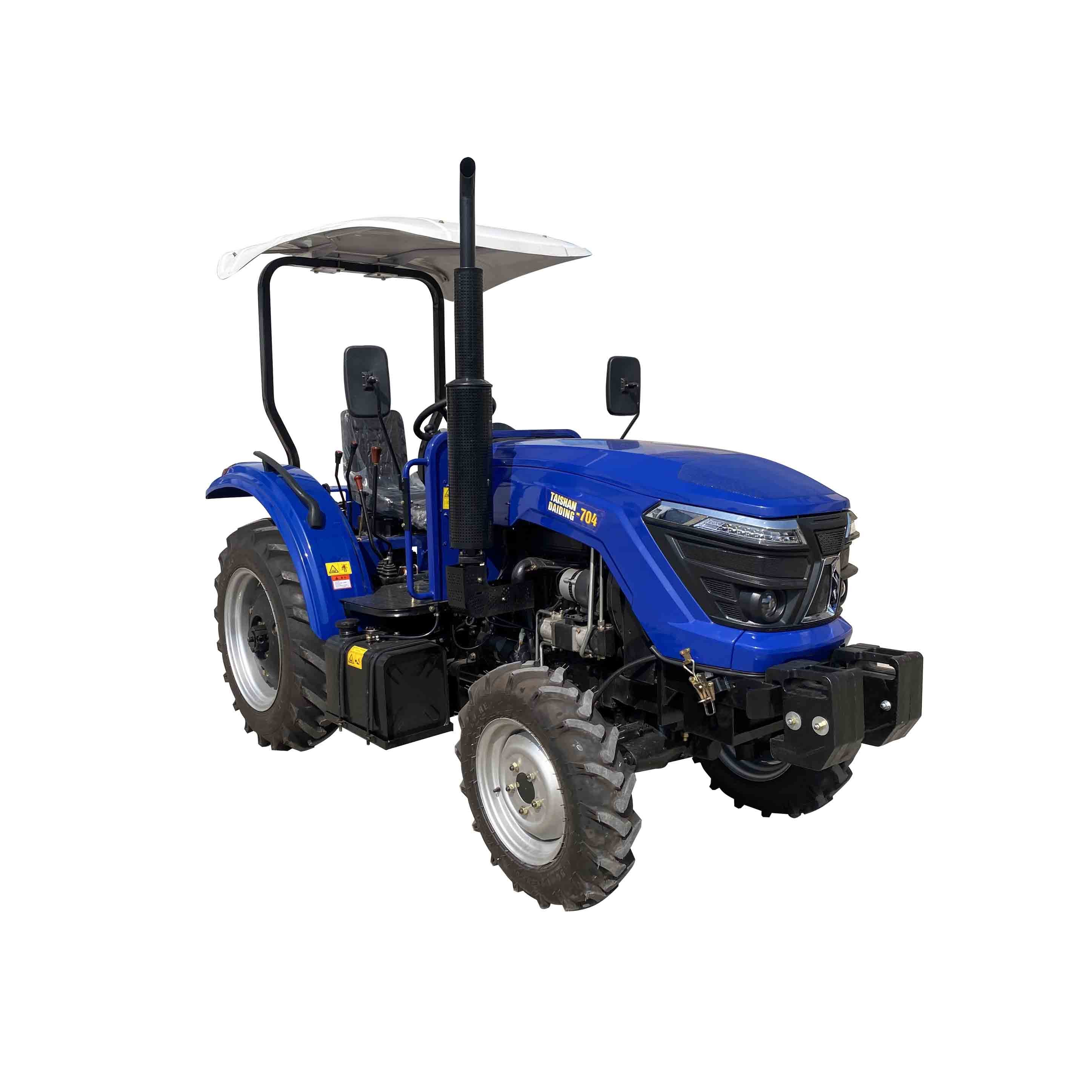 Daiding Sale Mini Chinese 70hp Farm Tractor New Condition Tractor Agriculture 4x4