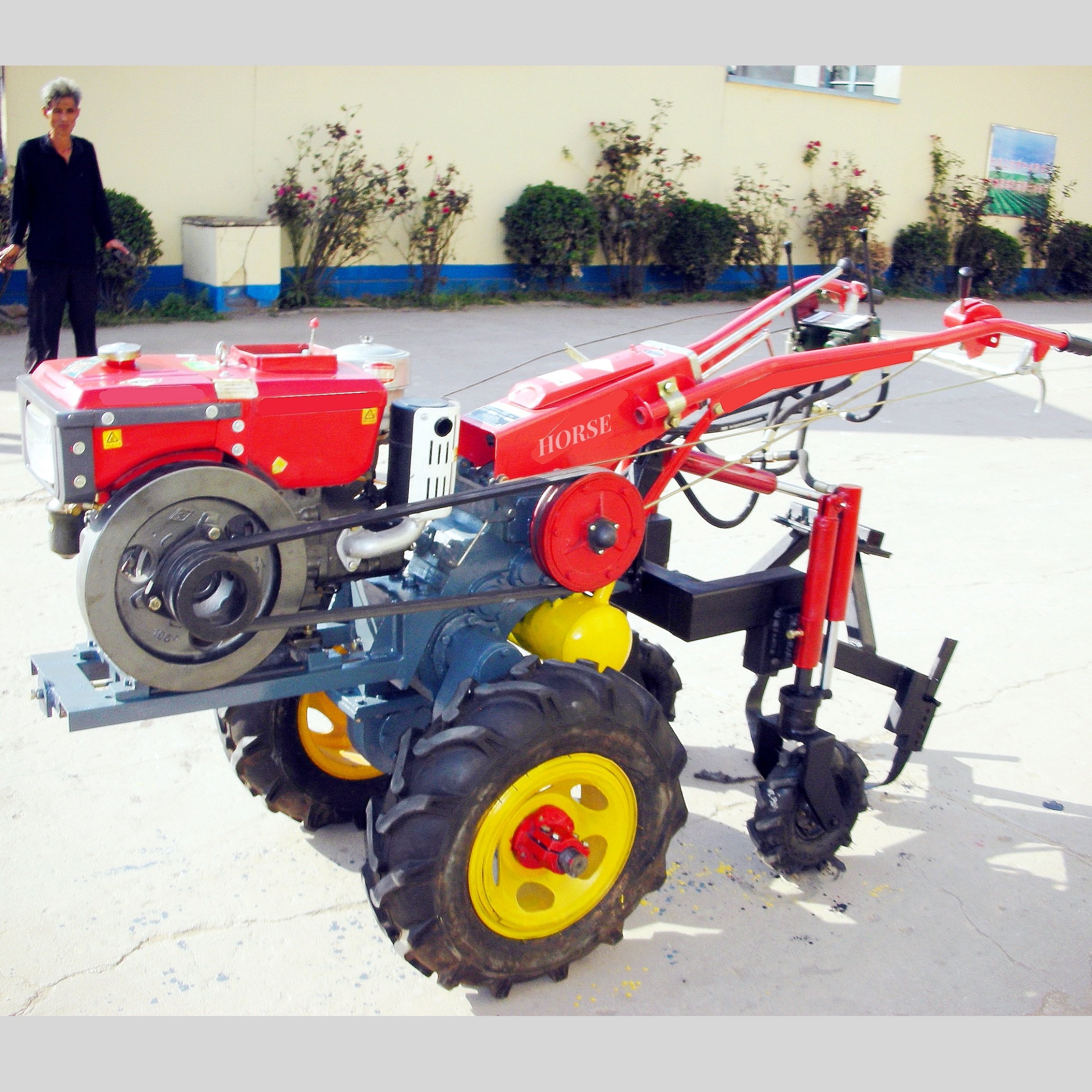 Disc Plow Walking Tractor Walk Behind Tractor Attachments Farming 2 Wheel Tractors
