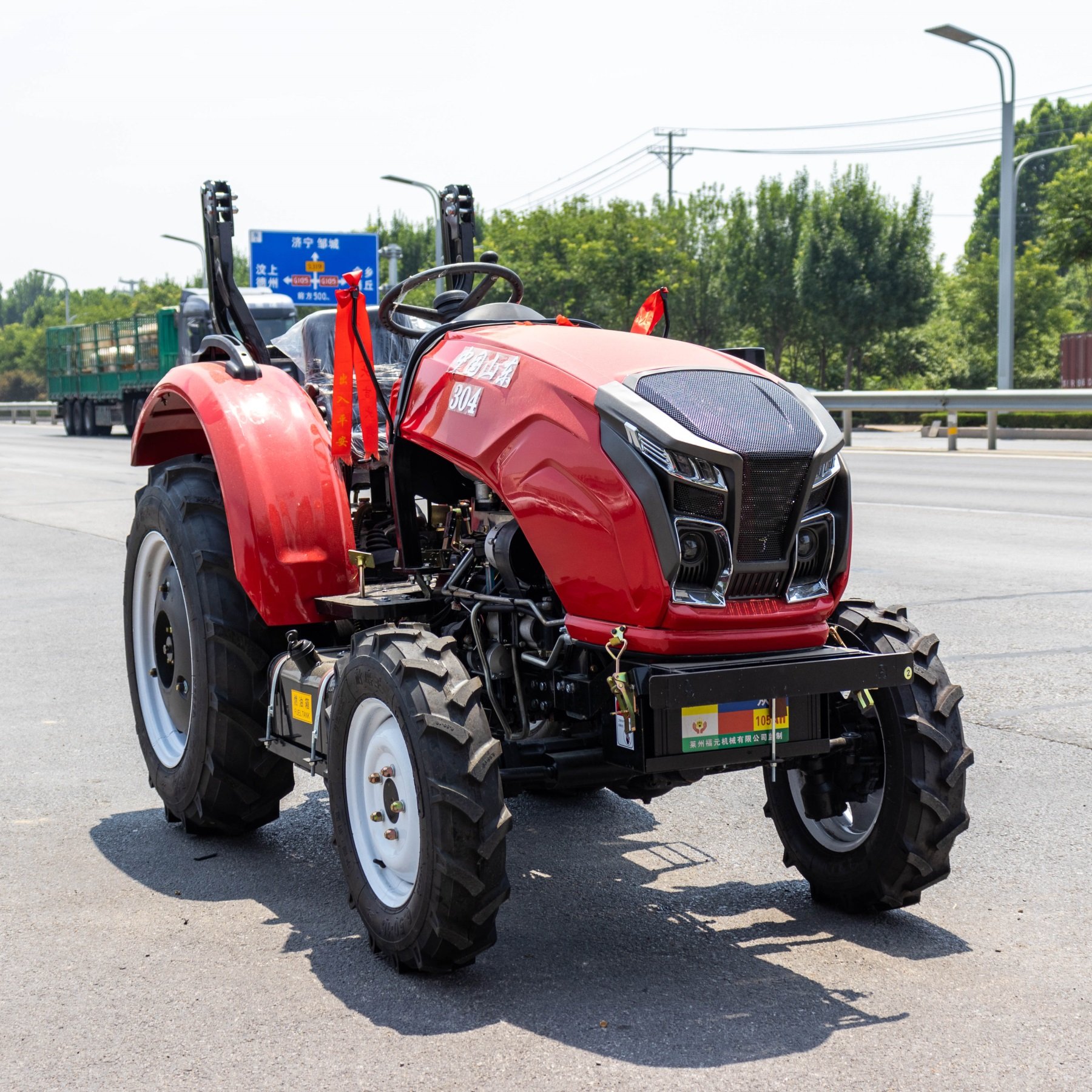 4wd Farm Tractor 50ph Wheel Tractor 4x4 Trailer Agricultural Tractor