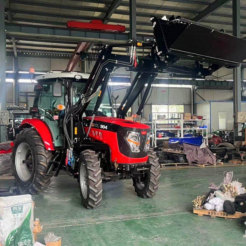Hot Sale Tractor CE New 90HP Farm Tractor 4WD Agricultural Machinery for Sale with AC Cabin