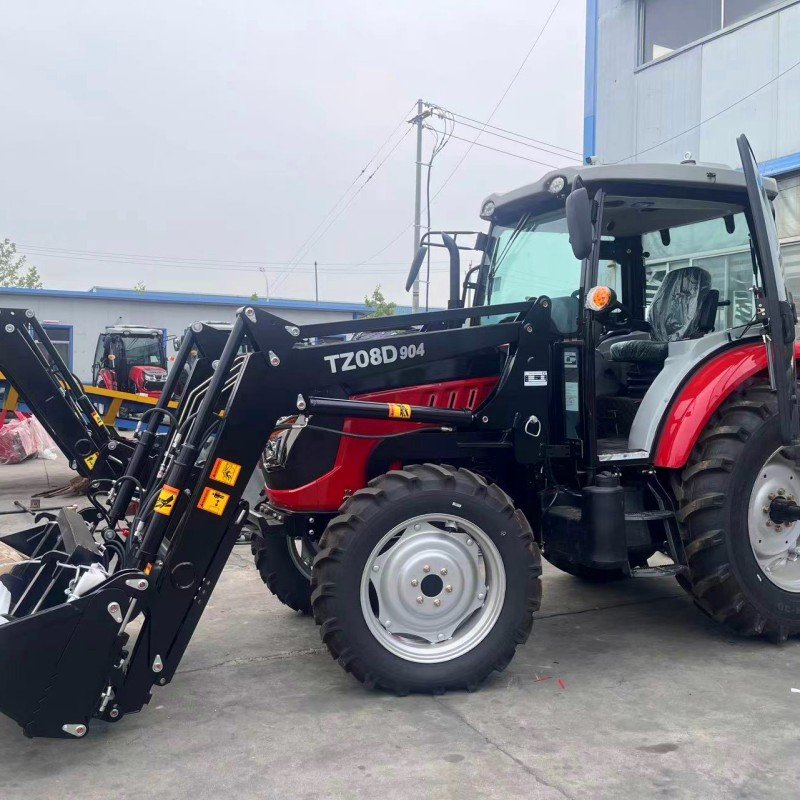 Hot Sale Tractor CE New 90HP Farm Tractor 4WD Agricultural Machinery for Sale with AC Cabin