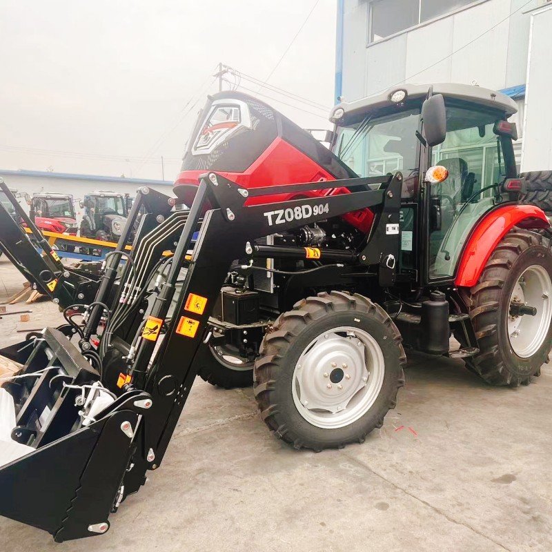 Hot Sale Tractor CE New 90HP Farm Tractor 4WD Agricultural Machinery for Sale with AC Cabin
