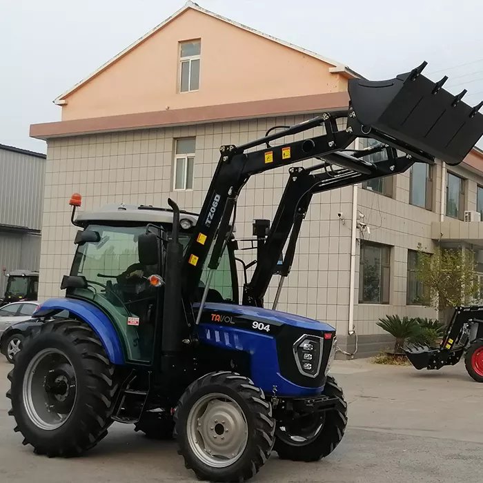 Hot Sale Tractor CE New 90HP Farm Tractor 4WD Agricultural Machinery for Sale with AC Cabin