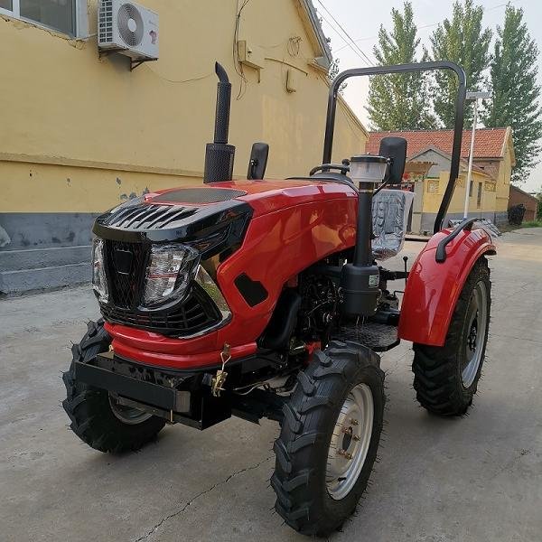 Multifunctional 4WD Wheel Tractor for Agriculture Condition Diesel Engine 210HP-80HP Motor Mini Diesel Tractor