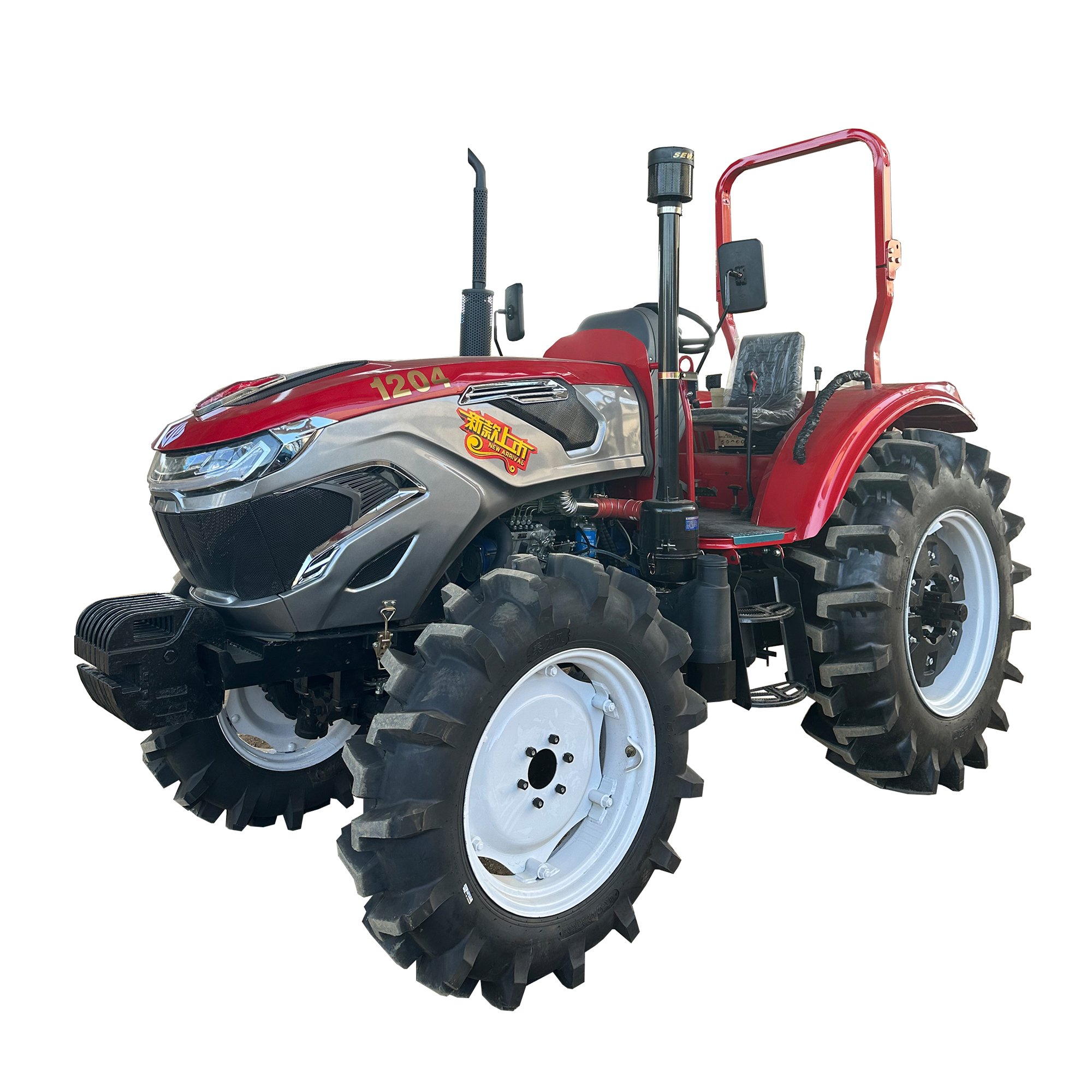 Mahindra 1204 120hp Farming Agricultural Tractor Customized 100hp Epa Engine 4WD Used Condition