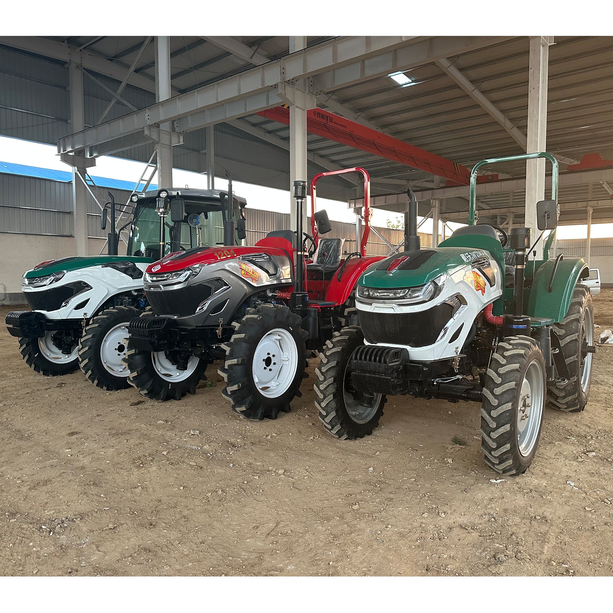 Mahindra 1204 120hp Farming Agricultural Tractor Customized 100hp Epa Engine 4WD Used Condition