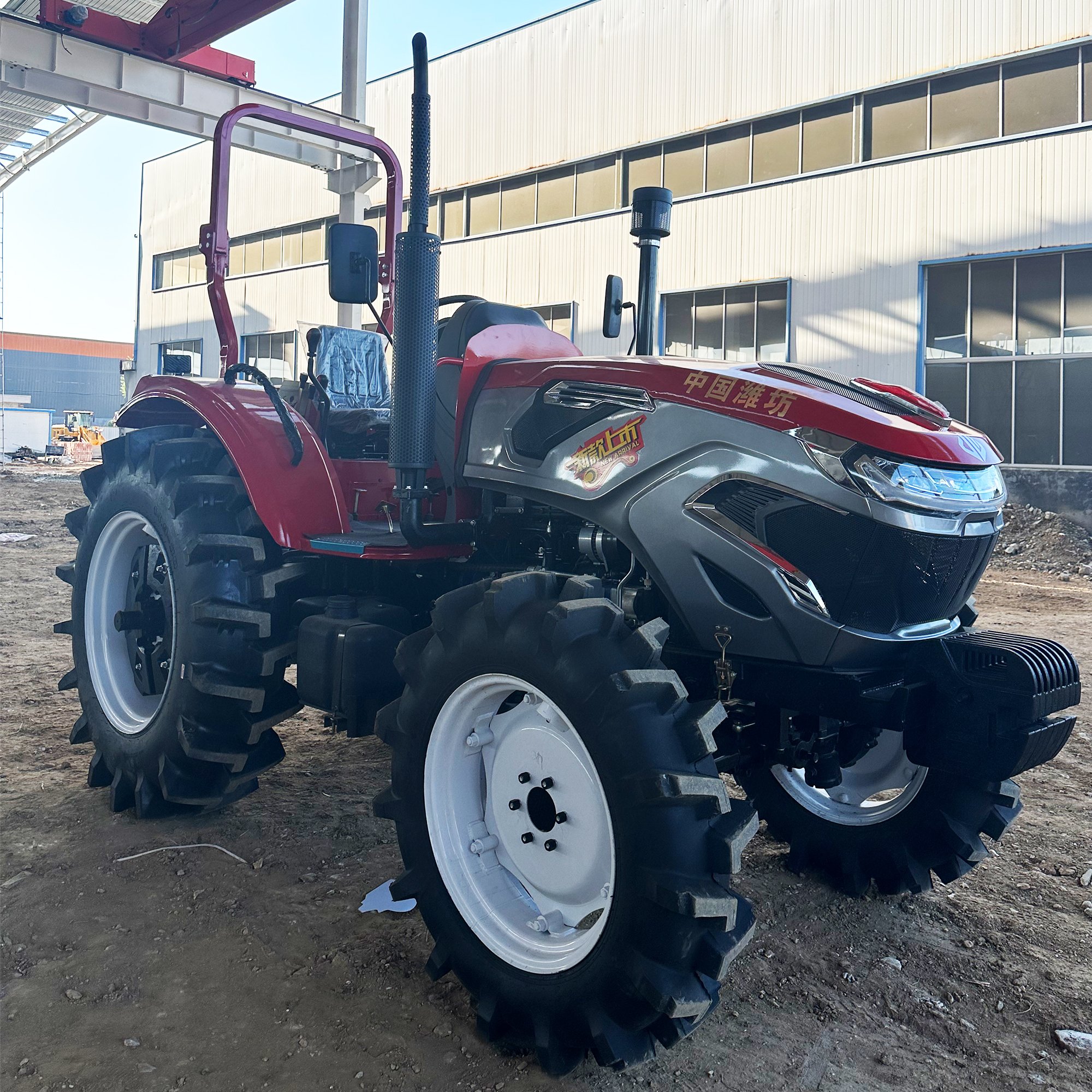 Mahindra 1204 120hp Farming Agricultural Tractor Customized 100hp Epa Engine 4WD Used Condition
