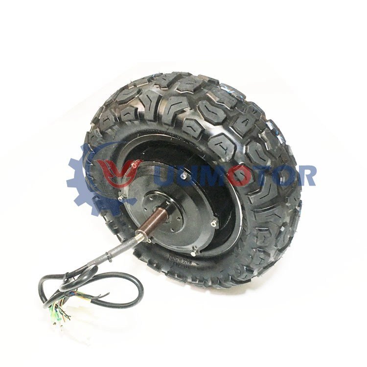 M 10inch Single Shaft 36v-48v 500w off Road Tire Geared Hub Motor for Wheelbarrow