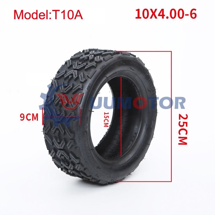 M 10inch Single Shaft 36v-48v 500w off Road Tire Geared Hub Motor for Wheelbarrow