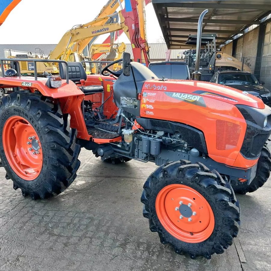 2022 Kubota MU4501 4WD Agricultural Tractor Multifunctional 45hp Wheel Tractor Engine Crawler 90hp 60hp Gear Bearing
