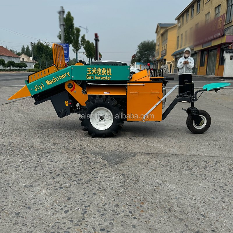Mini Walking Tractor One Row Corn Picker Single Row Maize Harvesting Machine Used/New Condition Small Agriculture Farm