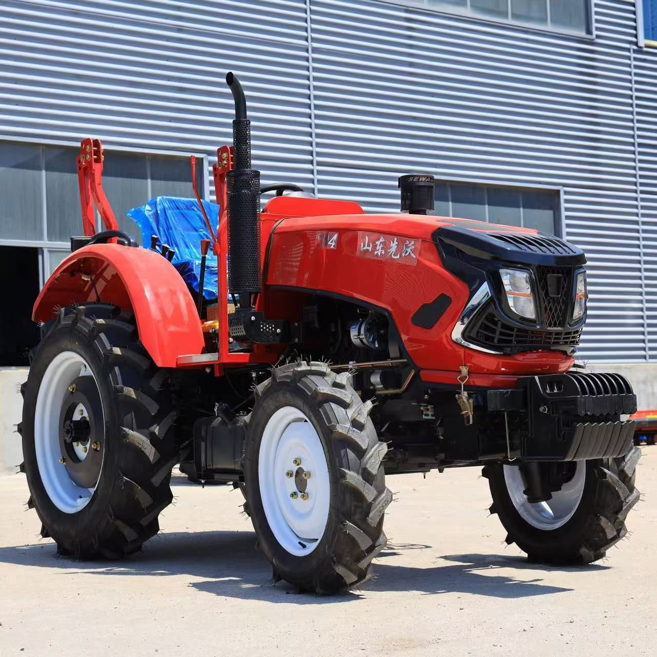 Euro 5 CE Certification Agricultural Machinery 4 Wheels 80hp Used Tractors New Farm Tractor