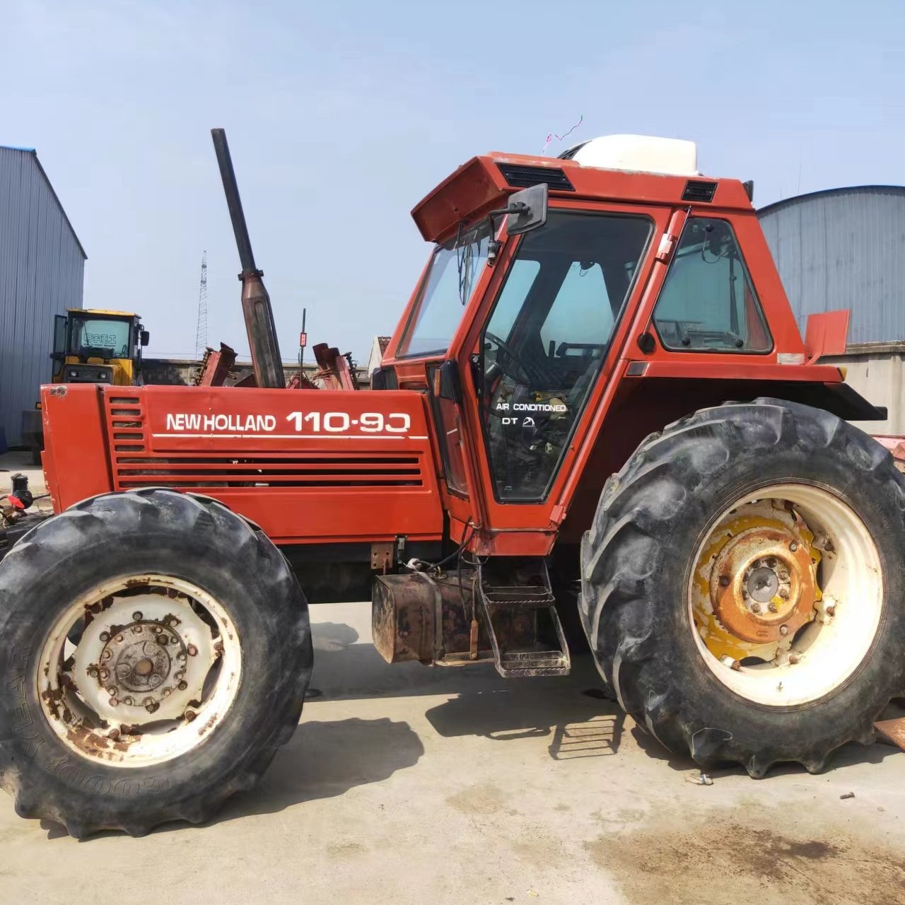 Used Farm Tractor Holland 110-90 Fiat 4 Wheel Compact Orchard Farm Tractor Agricola Agricultural Equipment Two Wheel Tractor