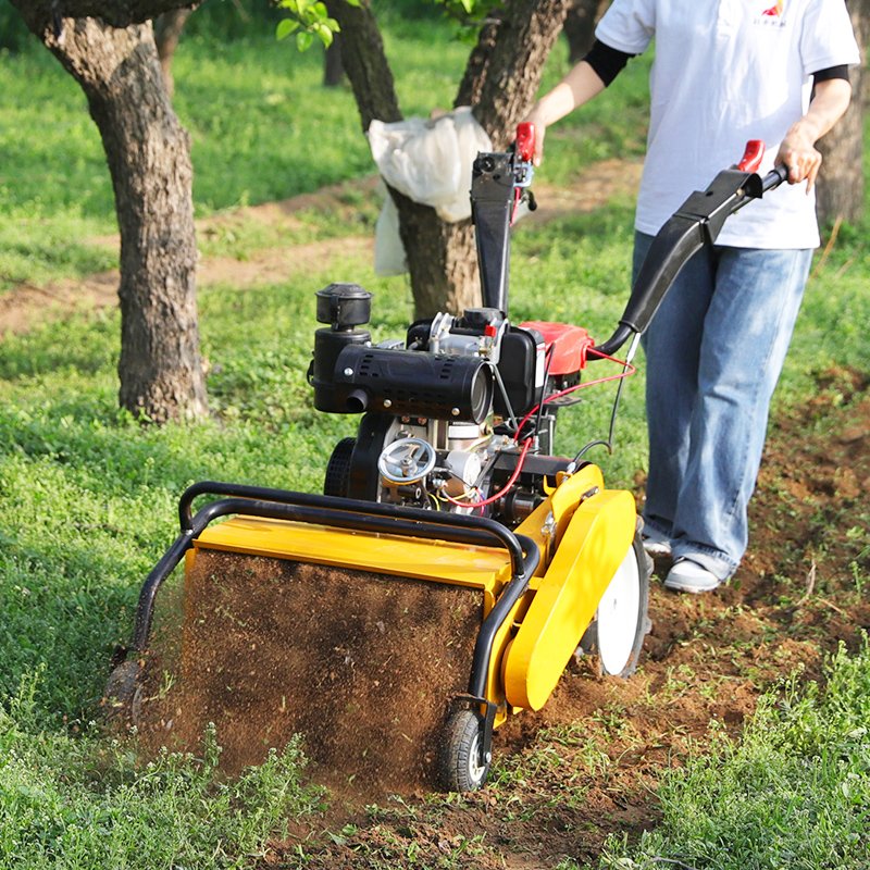 178f Self-propelled Handheld Cultivator for Farm Garden Rotary Removing Grass Roots Ground Opening Tilling Soil Weeding Machine