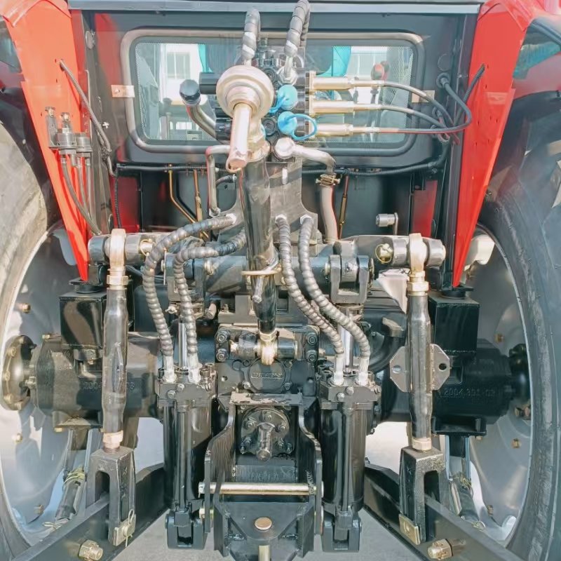 Agriculture Tractor 50hp 55hp 60hp 4wd 4x4 Tractor Equipped With Trailer Rotary Cultivator Planter Tractor