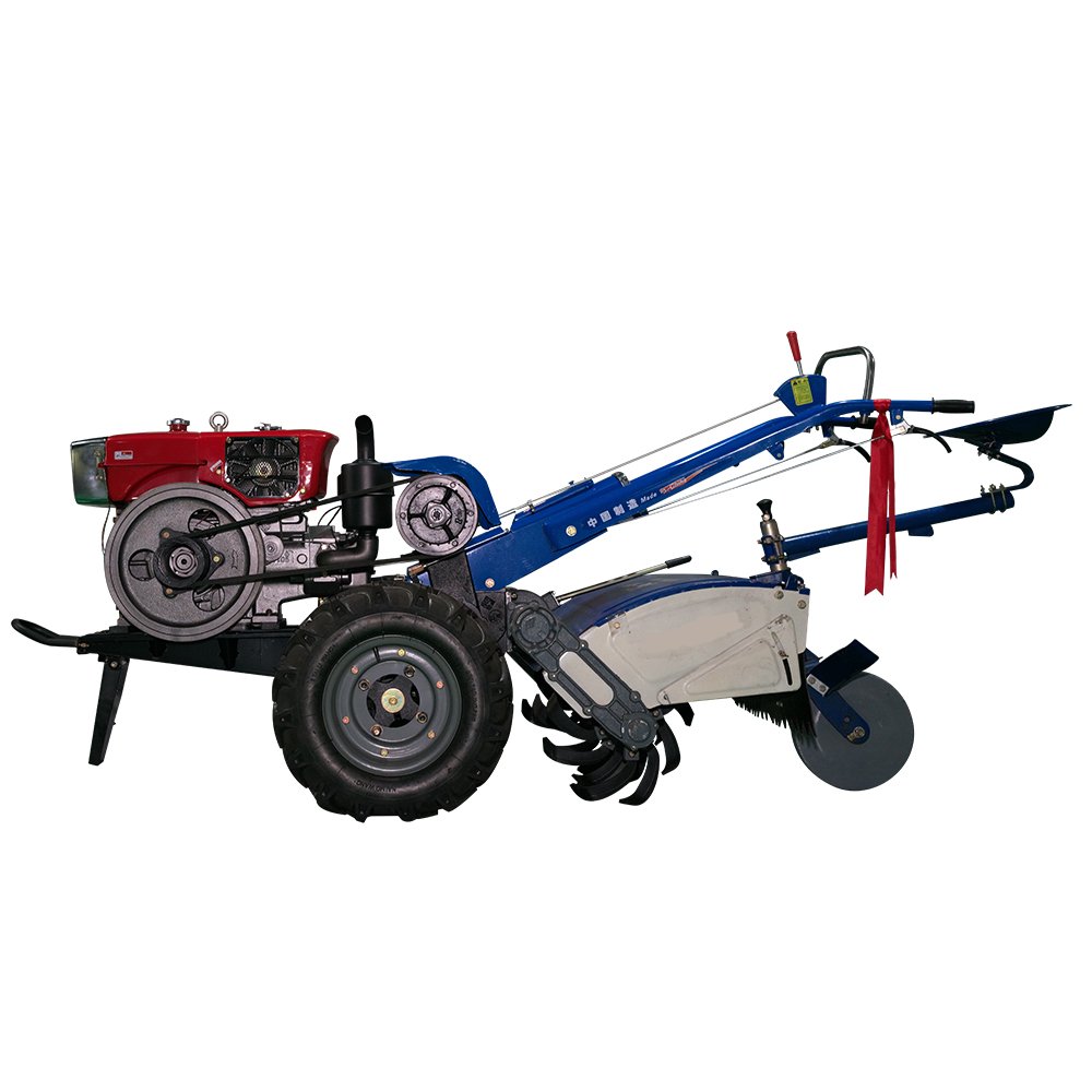 2-wheel Farm Tractor Machine Agricultural Machinery Manual Hand Ploughing Walking Tractor