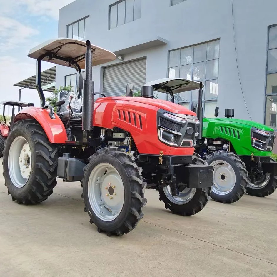 New Fashion 100hp Agricultural Traktor 4x4 4wd Compact Tractor