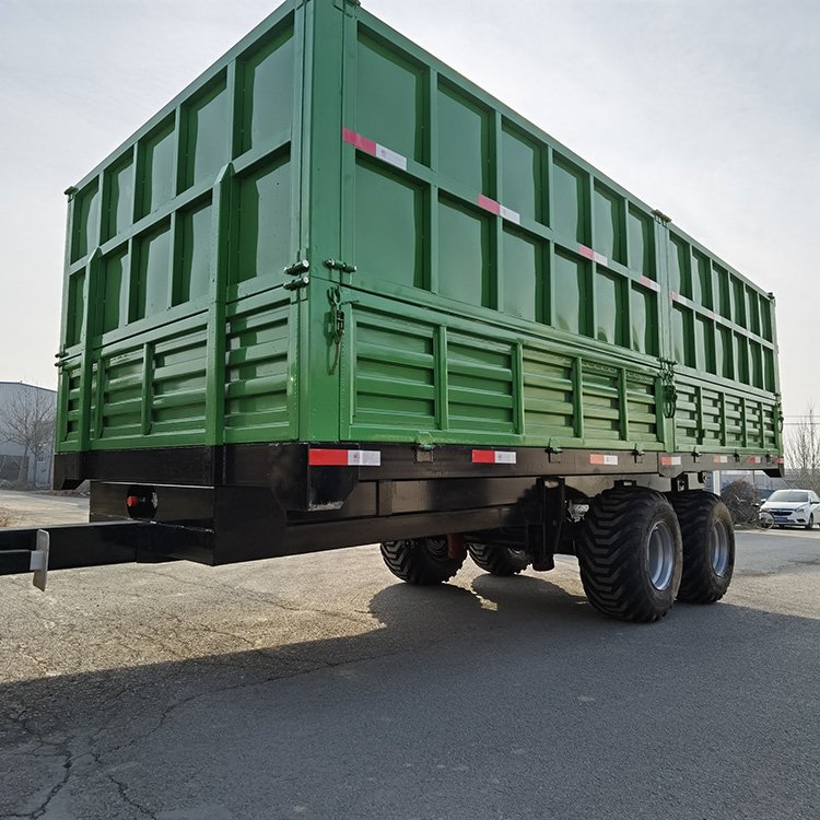 Agriculture Machinery Tractors Truck Trailers 10 Tons Farm Trailer High Car Carriage Body