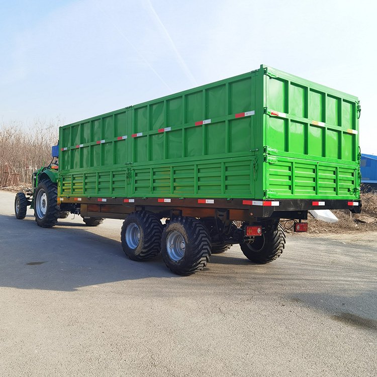 Agriculture Machinery Tractors Truck Trailers 10 Tons Farm Trailer High Car Carriage Body