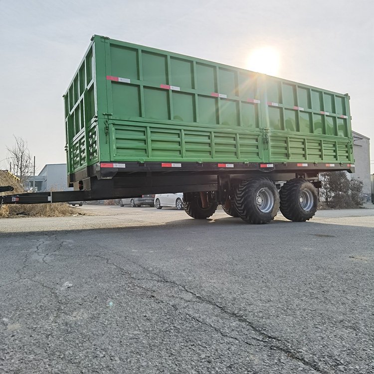 Agriculture Machinery Tractors Truck Trailers 10 Tons Farm Trailer High Car Carriage Body