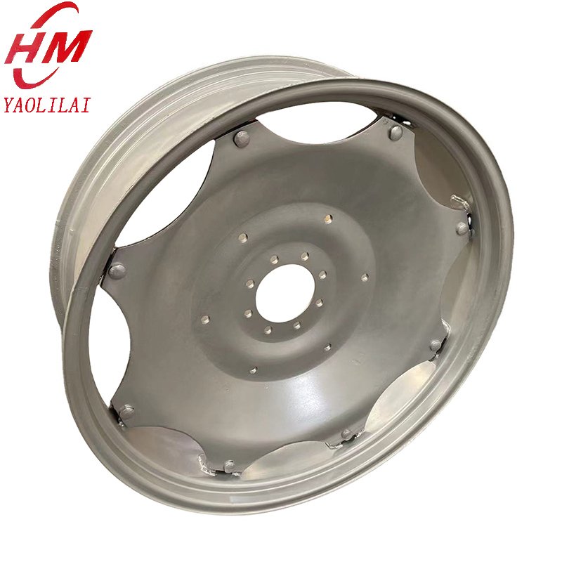 Matching 13.6-38 Agricultural Tractor Steel Wheel Rims W12X38 Inch Tractor Rim