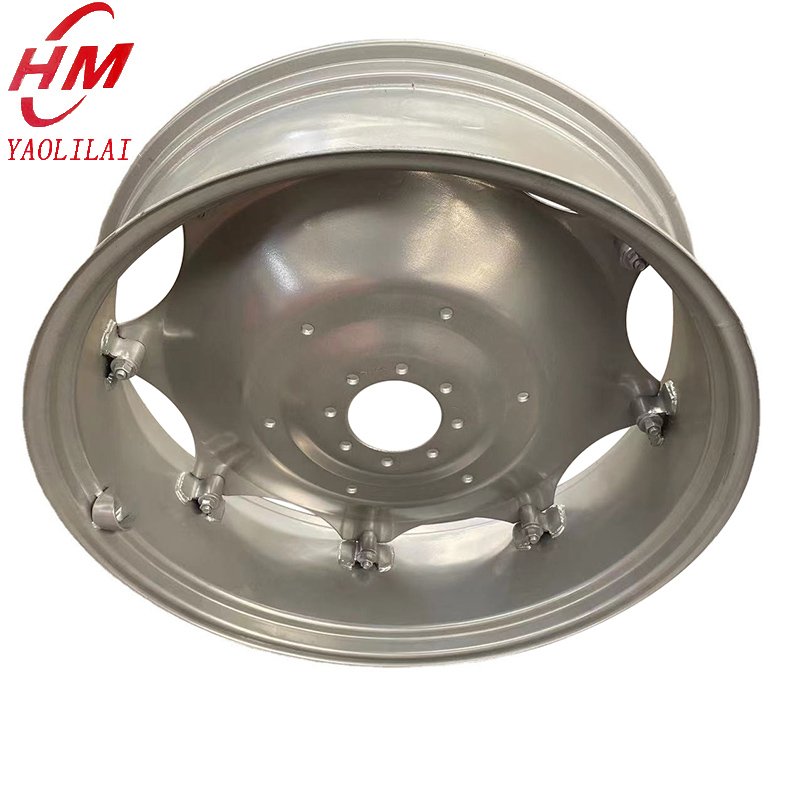 Matching 13.6-38 Agricultural Tractor Steel Wheel Rims W12X38 Inch Tractor Rim