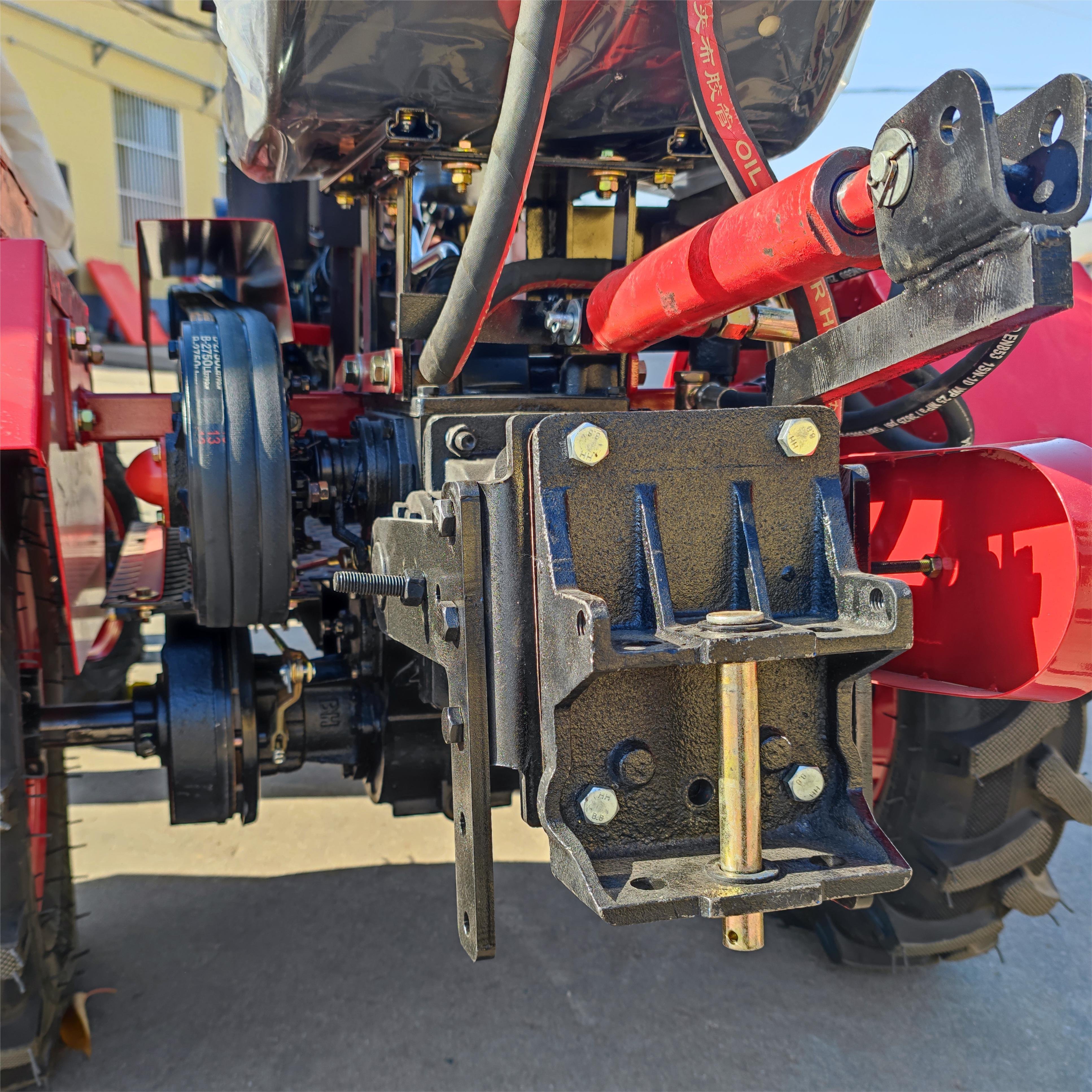 15hp 12-15hp Water Cooling diesel Engine 4 Wheel Agricultural Farming Hand Walking Behind Mini Tractor with CE