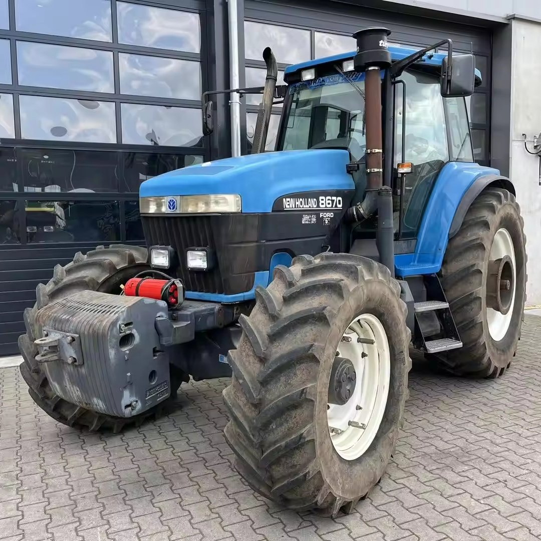 Used Massey Ferguson Tractor ford 8670 Wheel Farm Orchard Compact Tractor with Front End Loader Agricultural Machinery