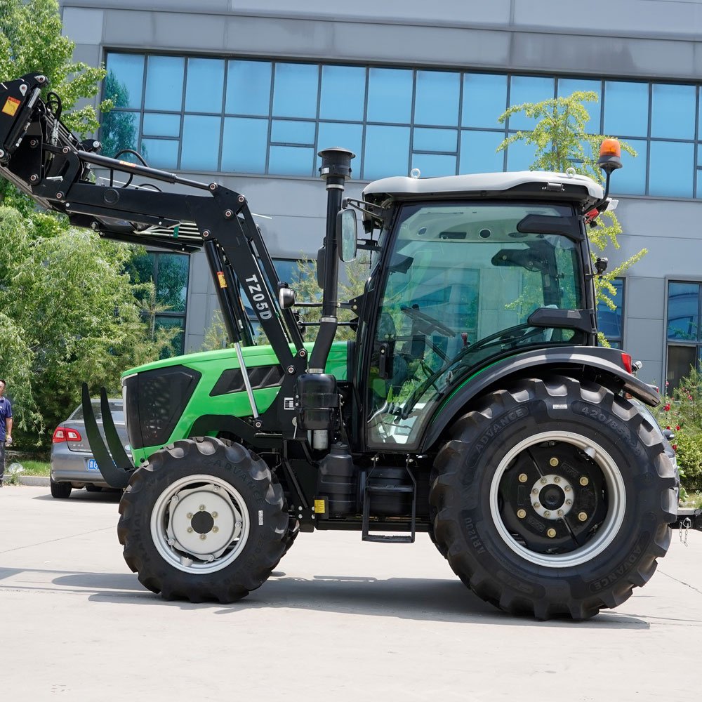 Shandong Luyu Farmland 70HP Corn Harvester Garden Tractor Lawn Mower Plowing Machine Agricultural High Power Tractor