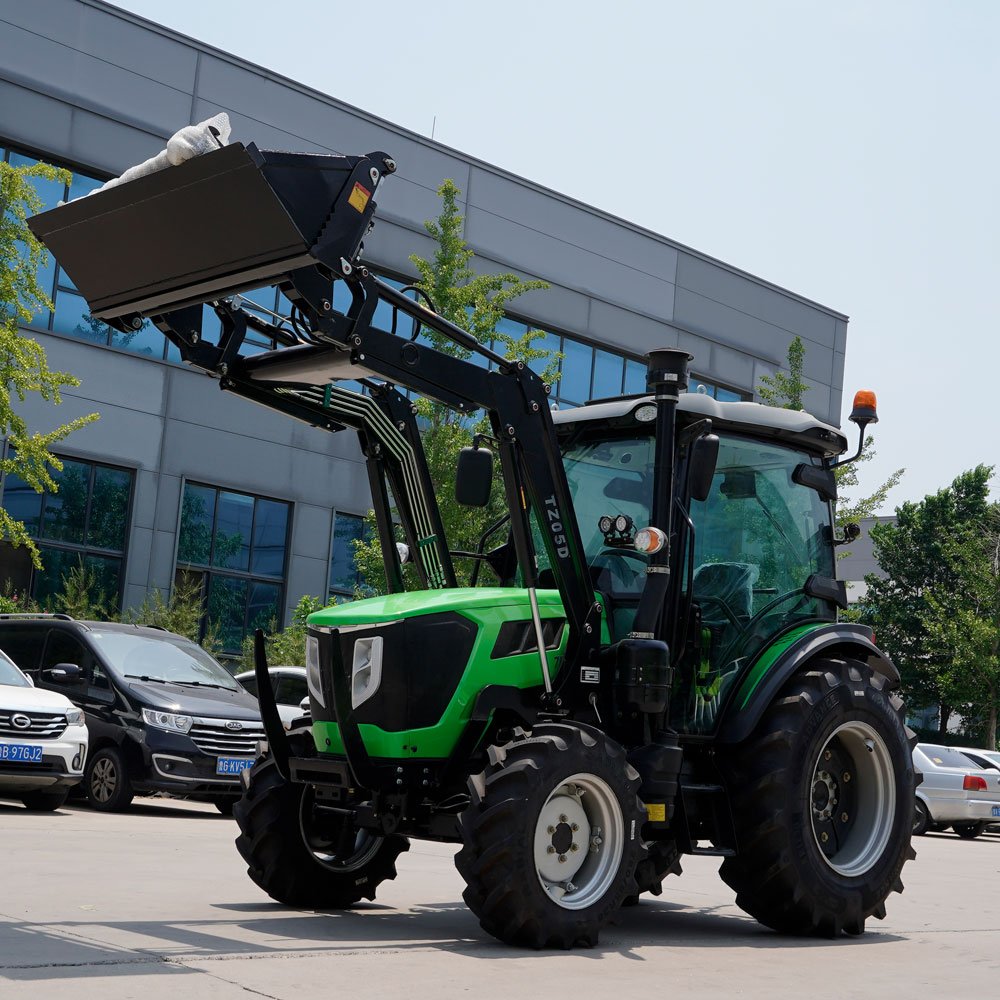 Shandong Luyu Farmland 70HP Corn Harvester Garden Tractor Lawn Mower Plowing Machine Agricultural High Power Tractor