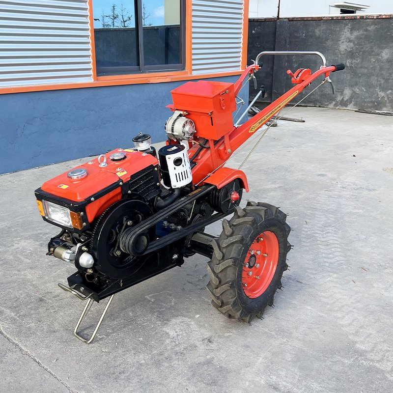 Free Shipping 6hp 12hp 15hp 20hp Mini 2 Wheel Tractor Walking Tractor New Agricultural Mini Tractor Price for Sale