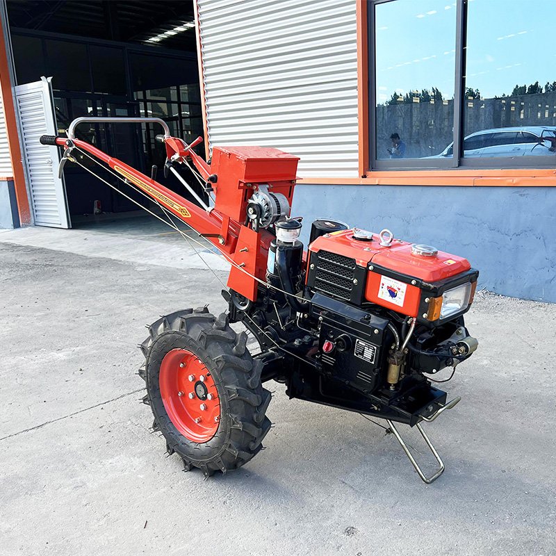 Free Shipping 6hp 12hp 15hp 20hp Mini 2 Wheel Tractor Walking Tractor New Agricultural Mini Tractor Price for Sale