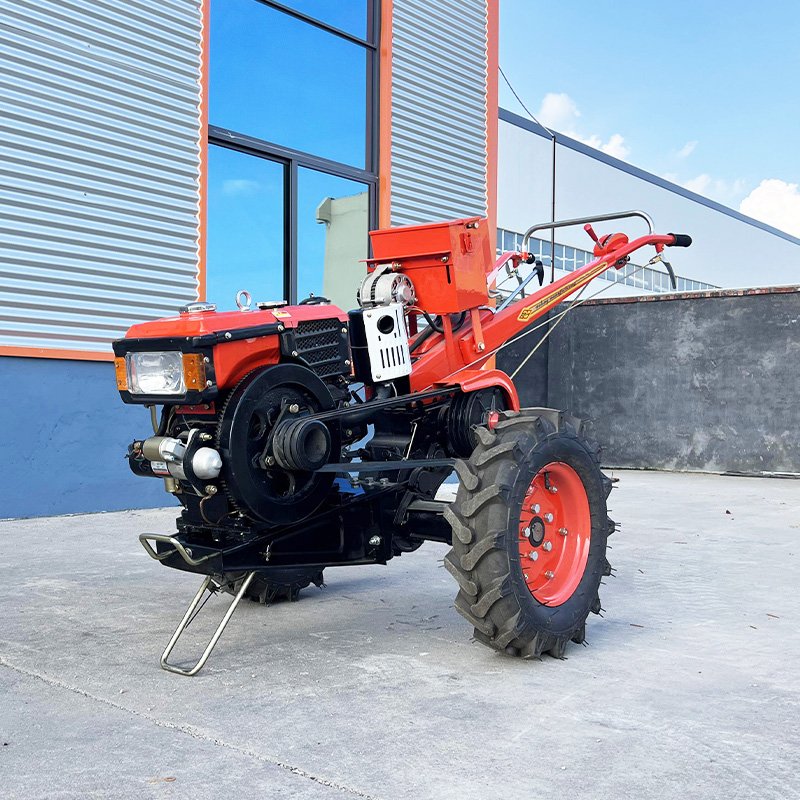 Free Shipping 6hp 12hp 15hp 20hp Mini 2 Wheel Tractor Walking Tractor New Agricultural Mini Tractor Price for Sale