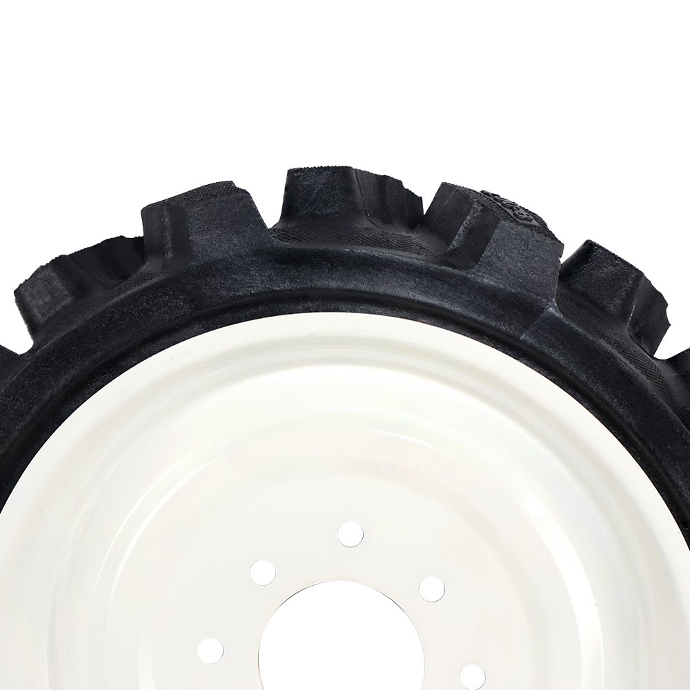 China Manufacturer Supplier Flat Free Wheel 4.00-8 Mini Tiller Farm Agricultural Tractor Tire