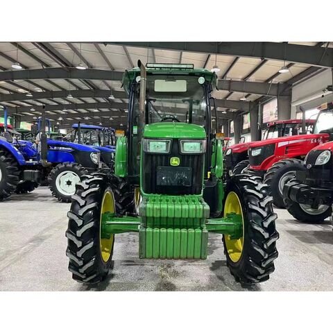 Used Tractor Johnn Deere 5e 954 95hp 4x4WD wheel farm orchard compact tractor agricultural equipment machinery MF290 MF385.