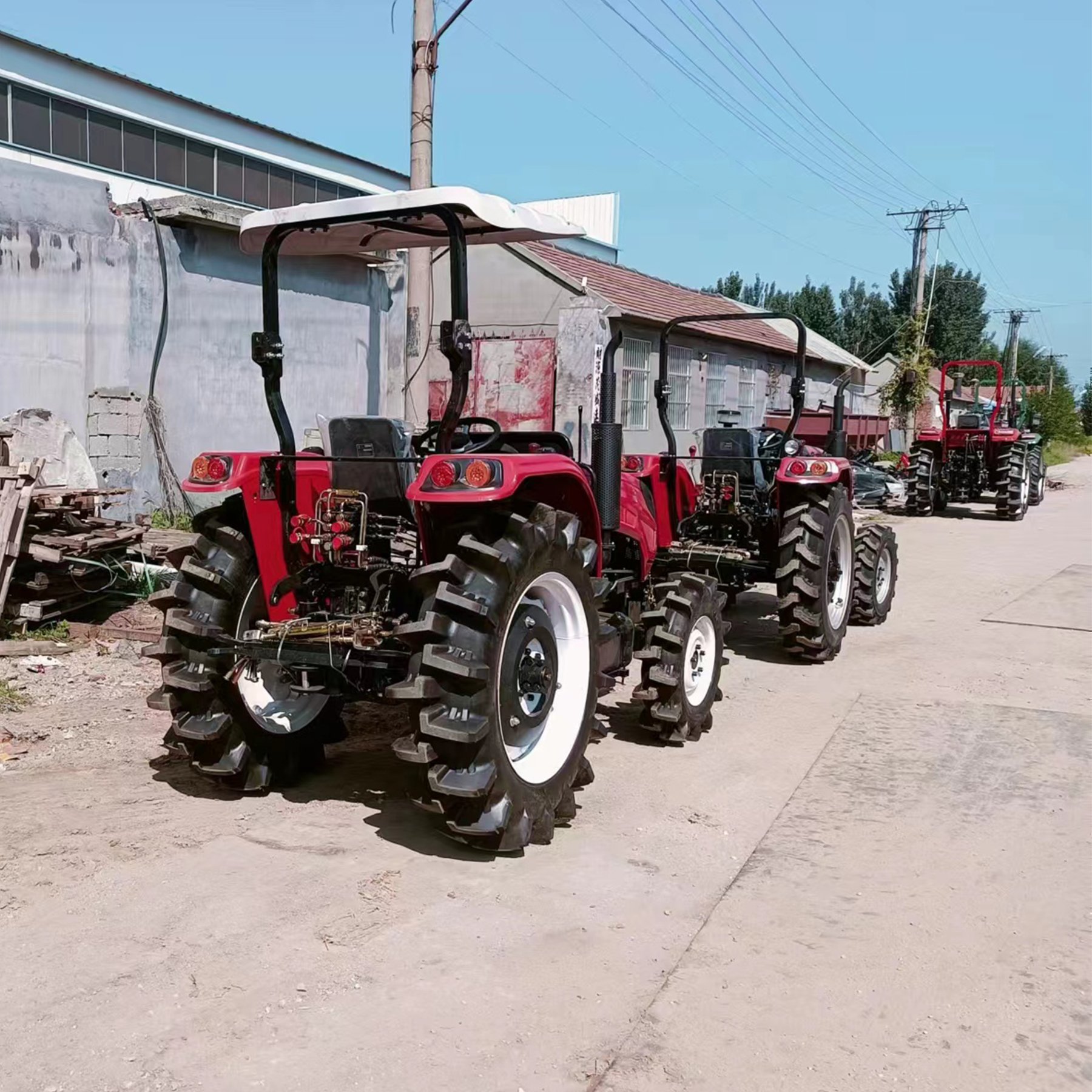 Agricultural Machine Equipment 4 Cylinder Engine 45hp Tractor for Sale