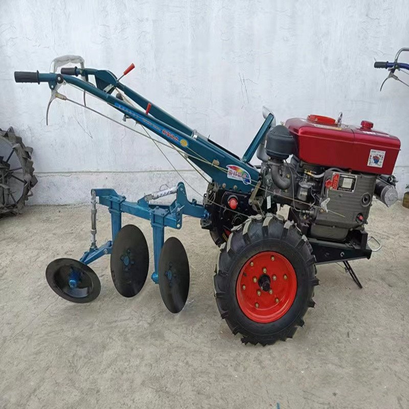 Agricultural 15HP 18HP 20HP 22HP 25HP Two Wheel Walking Tractor / Walking Tractor With Harvester Plough Plow